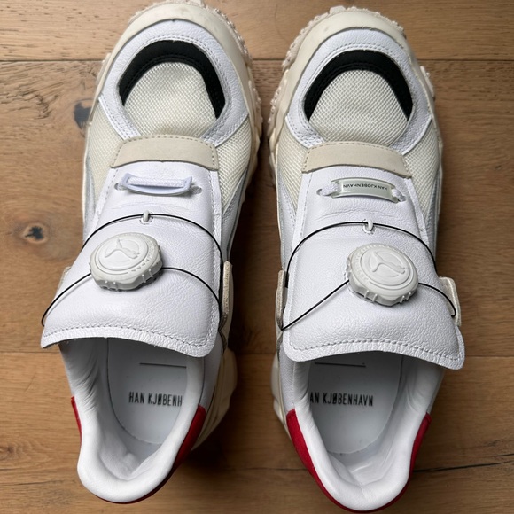 Puma x Han Kjobenhaven Trailfox Disc White Leather Mens - Picture 5 of 7